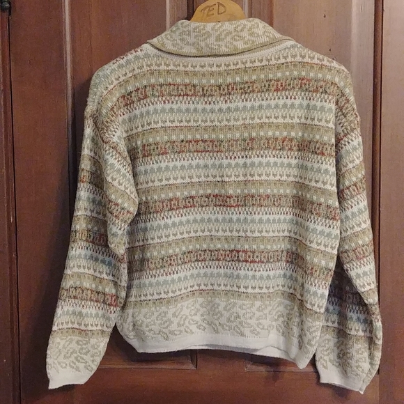Olsen Patterned Cowl Neck Sweater - Picture 2 of 4